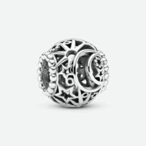 Pandora Openwork Sun, Stars & Moon Charm